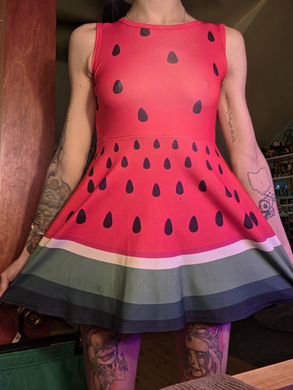 watermelon dress